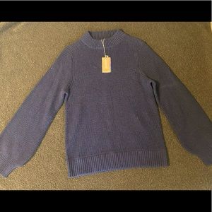 Women’s Off Country Mock Neck Medium Patagonia sweater in Navy